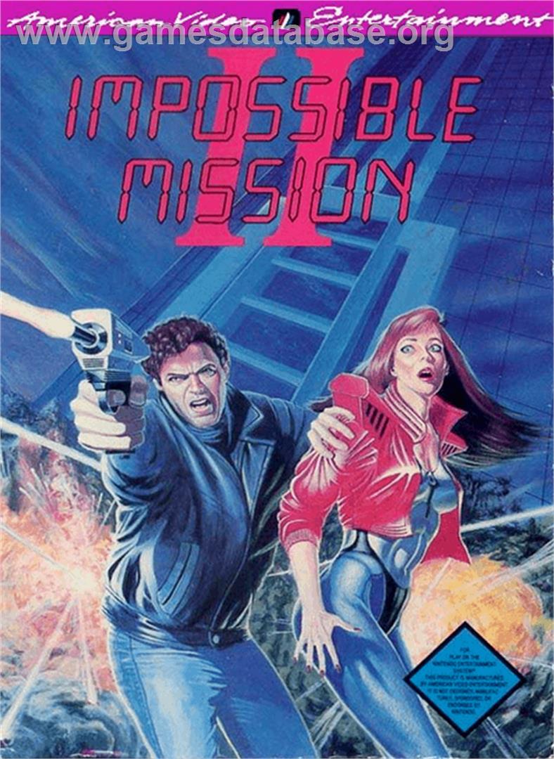 Impossible Mission 2 - Nintendo NES - Artwork - Box