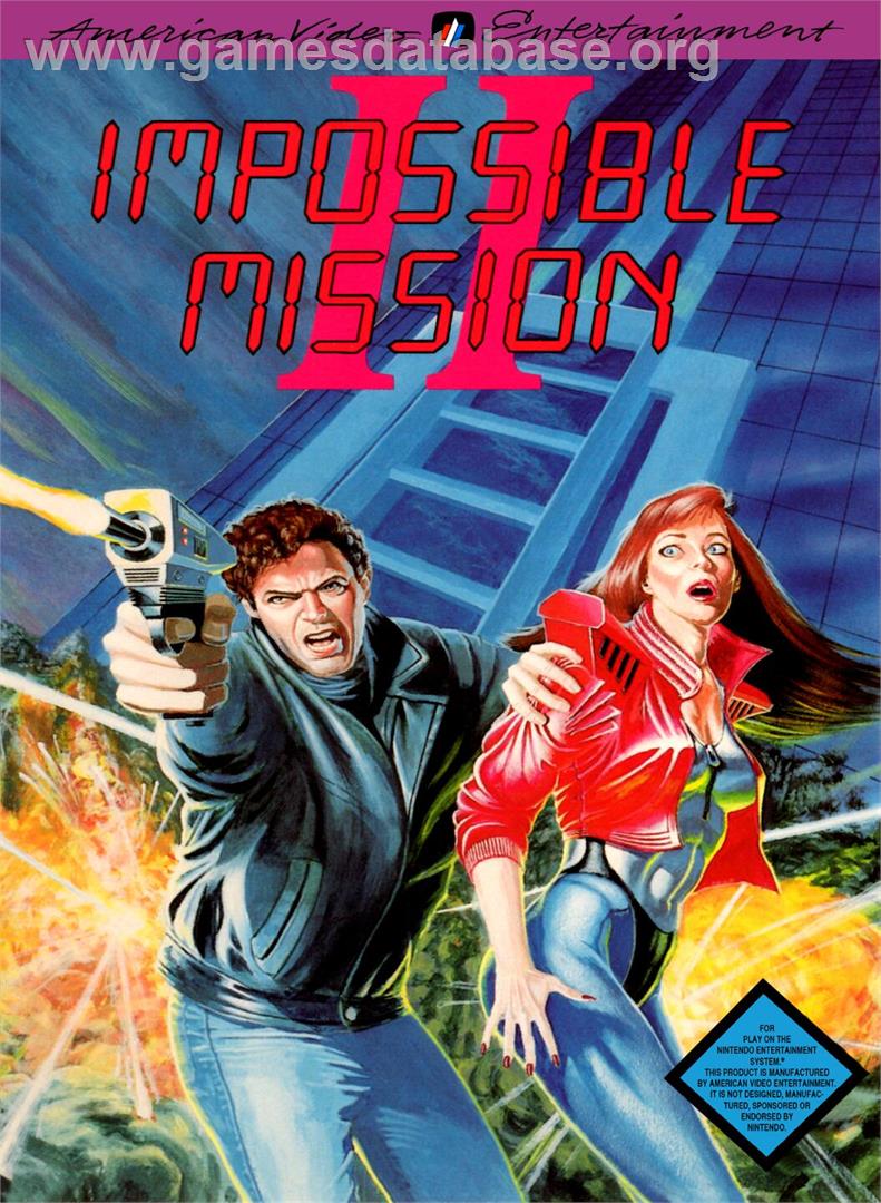 Impossible Mission 2 - Nintendo NES - Artwork - Box