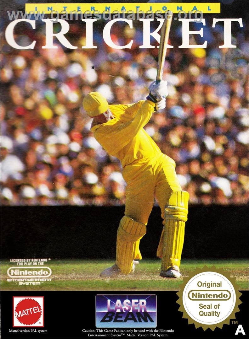 International Cricket - Nintendo NES - Artwork - Box