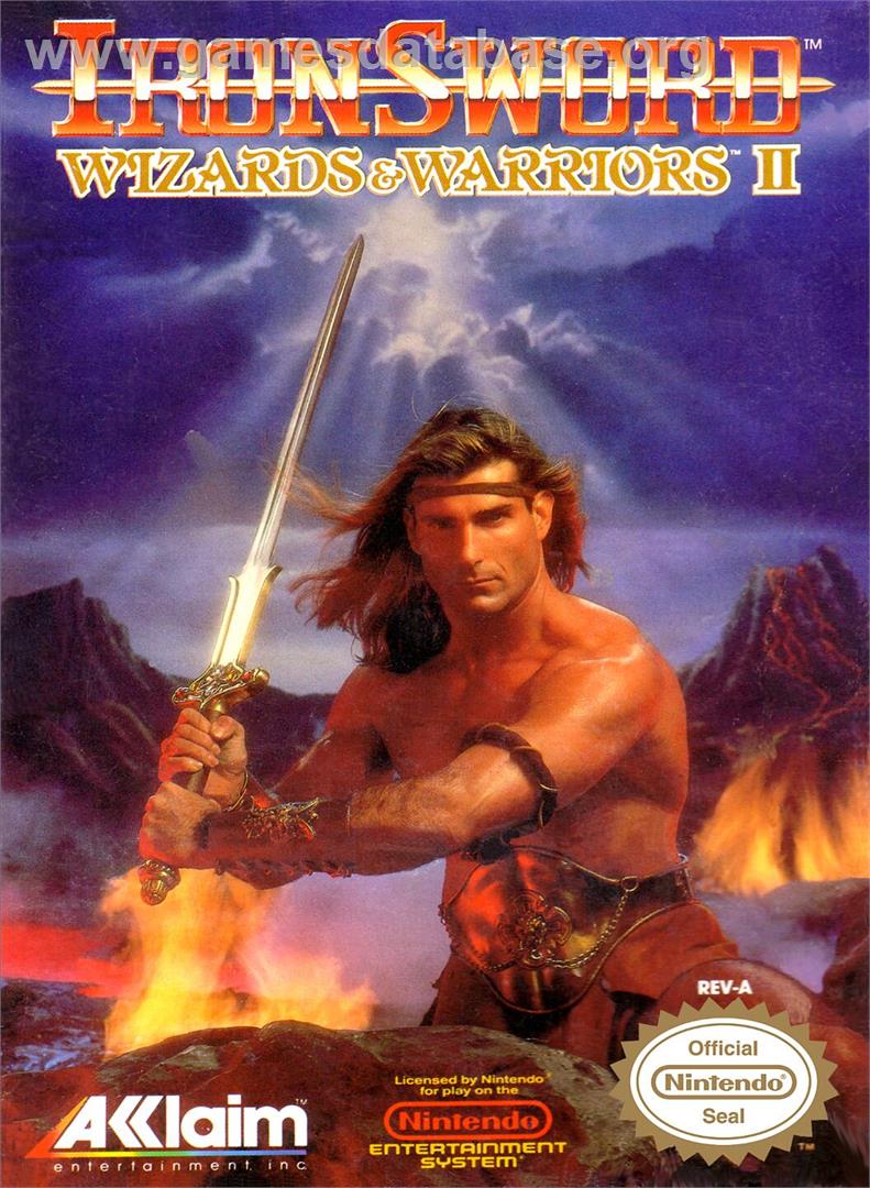Ironsword: Wizards & Warriors 2 - Nintendo NES - Artwork - Box