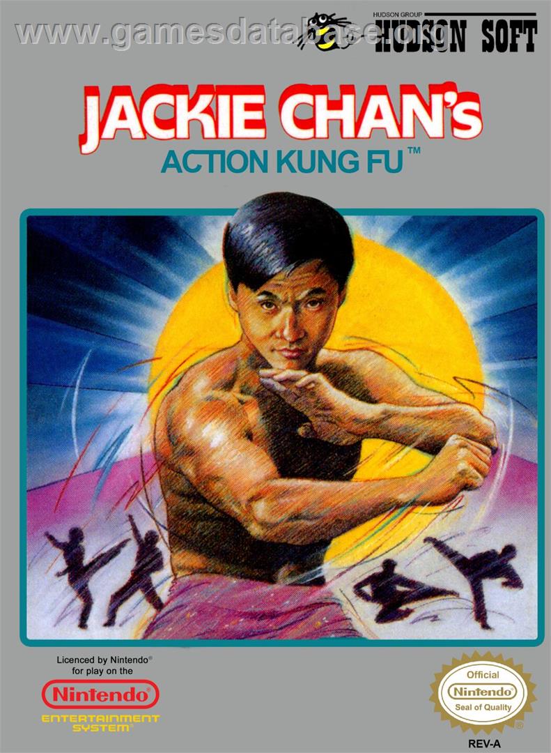 Jackie Chan's Action Kung Fu - Nintendo NES - Artwork - Box