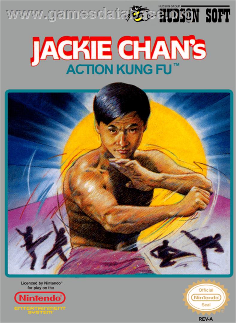 Jackie Chan's Action Kung Fu - Nintendo NES - Artwork - Box