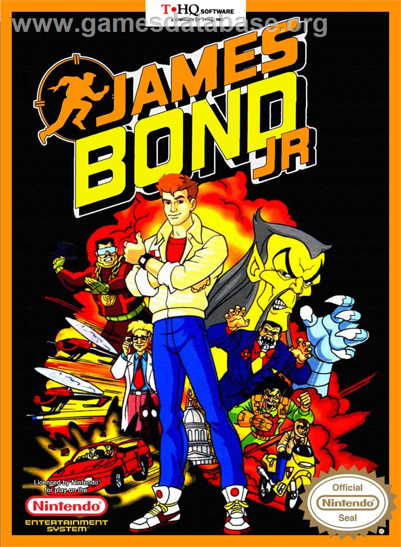 James Bond Jr. - Nintendo NES - Artwork - Box