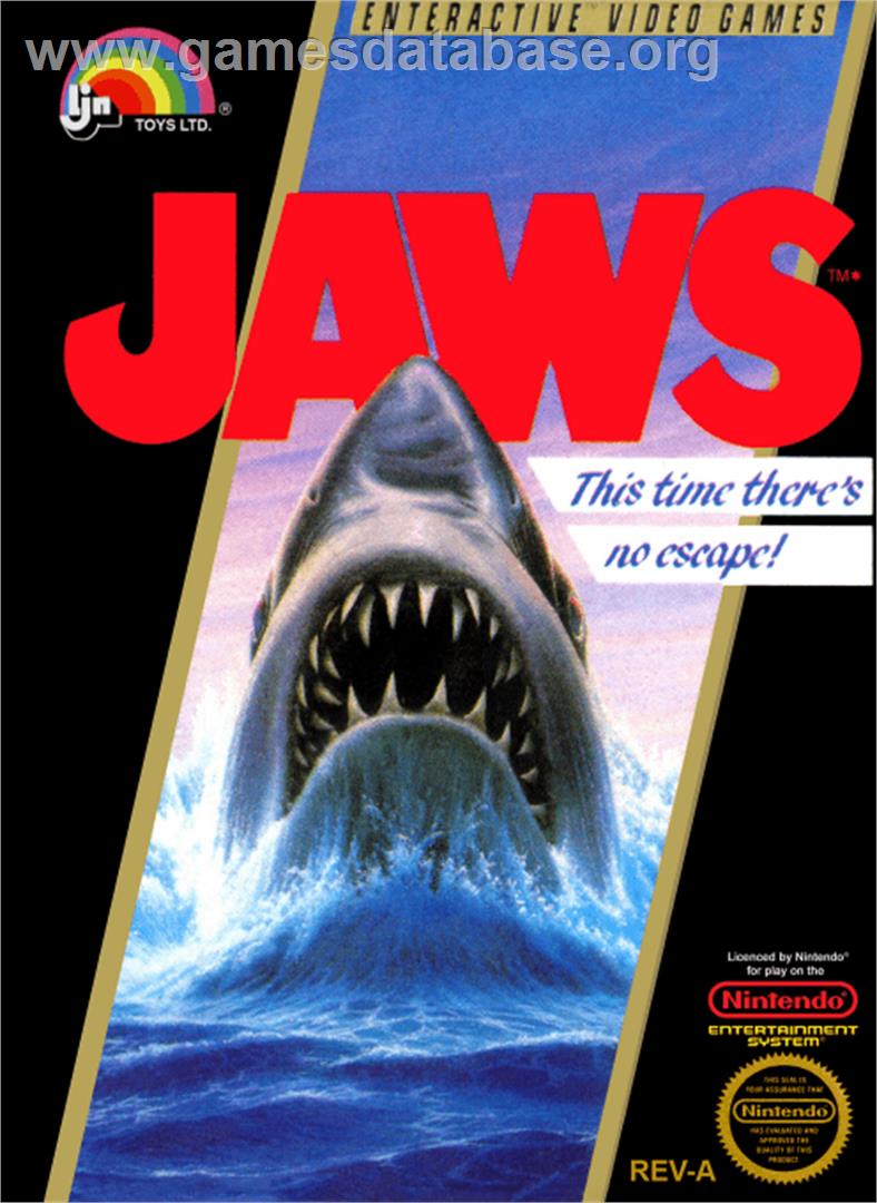 Jaws - Nintendo NES - Artwork - Box