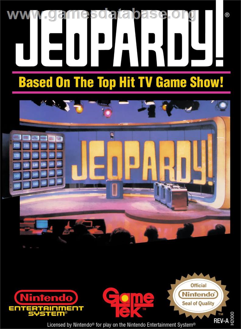 Jeopardy! - Nintendo NES - Artwork - Box