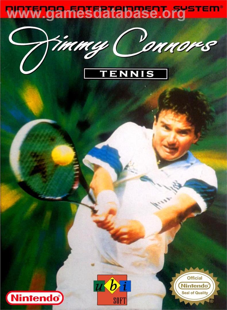 Jimmy Connor's Tennis - Nintendo NES - Artwork - Box