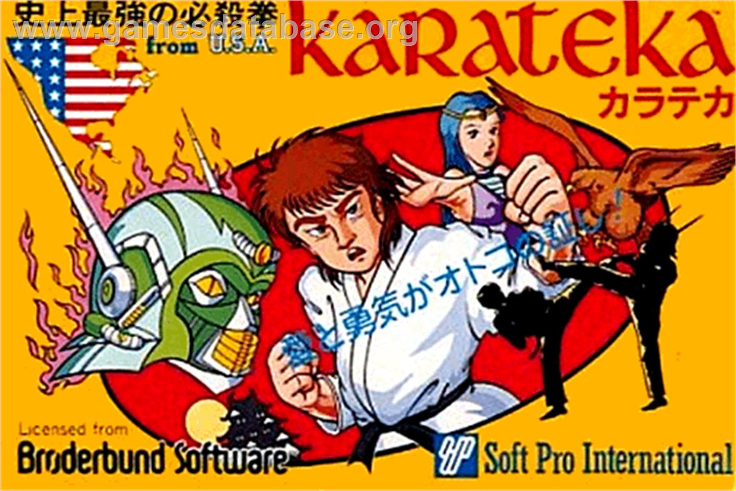 Karateka - Nintendo NES - Artwork - Box