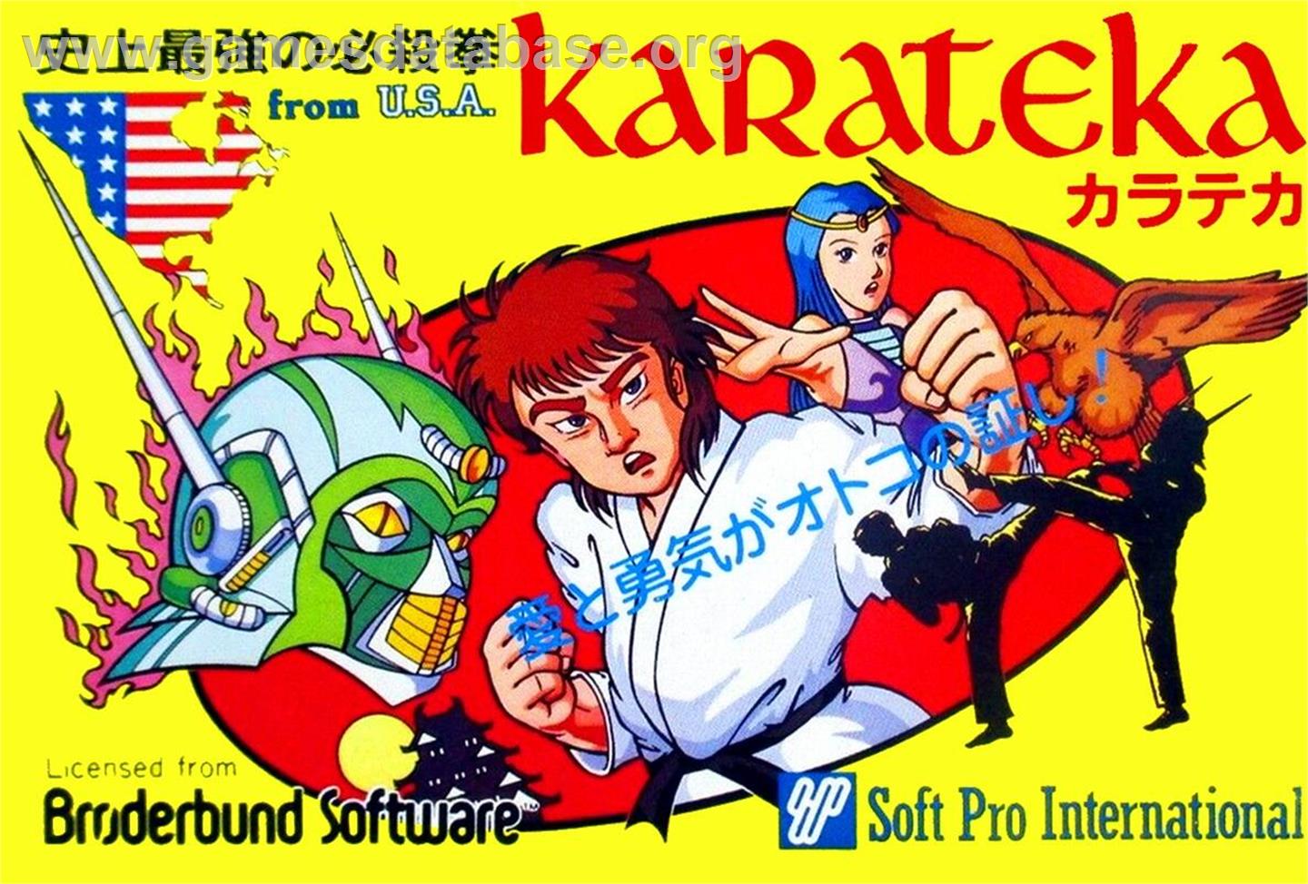 Karateka - Nintendo NES - Artwork - Box