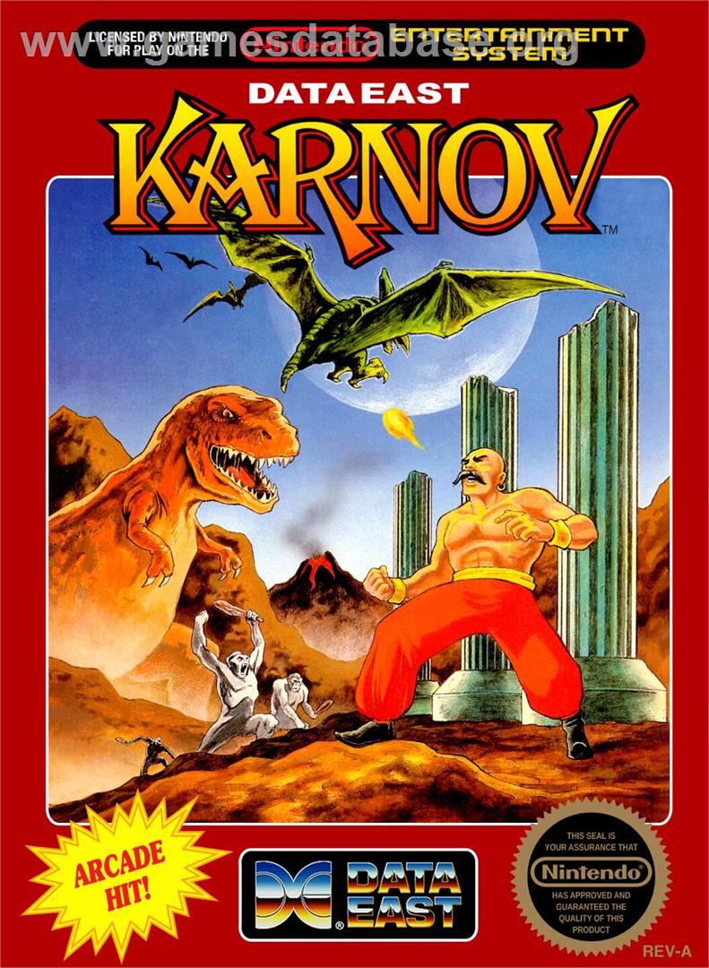 Karnov - Nintendo NES - Artwork - Box
