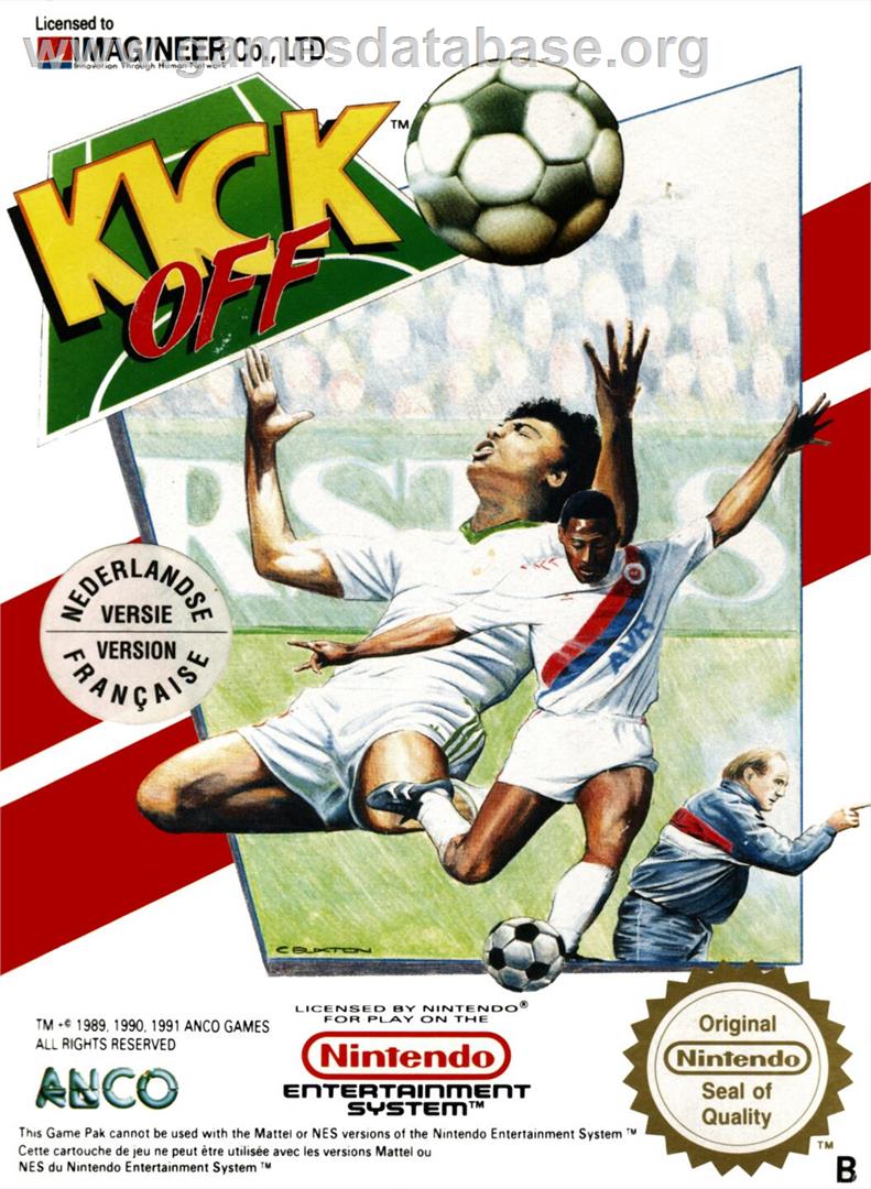 Kick Off - Nintendo NES - Artwork - Box