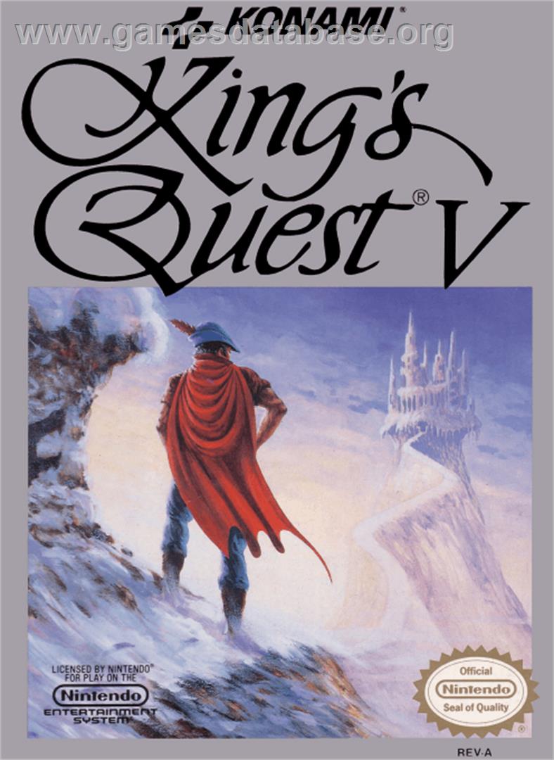King's Quest V: Absence Makes the Heart Go Yonder - Nintendo NES - Artwork - Box