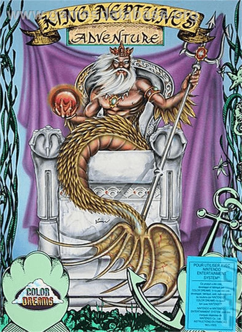 King Neptune's Adventure - Nintendo NES - Artwork - Box