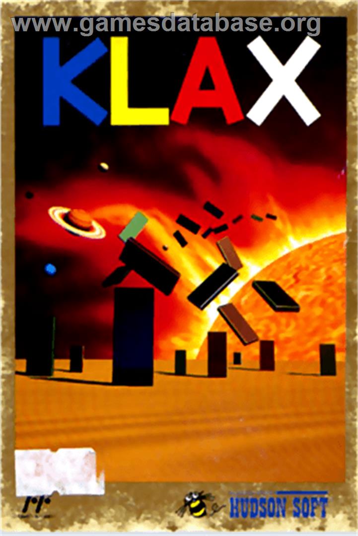 Klax - Nintendo NES - Artwork - Box