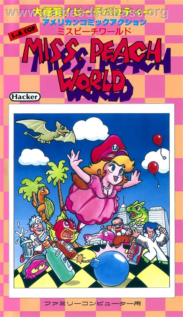 L.a Cop - Miss. Peach World - Nintendo NES - Artwork - Box