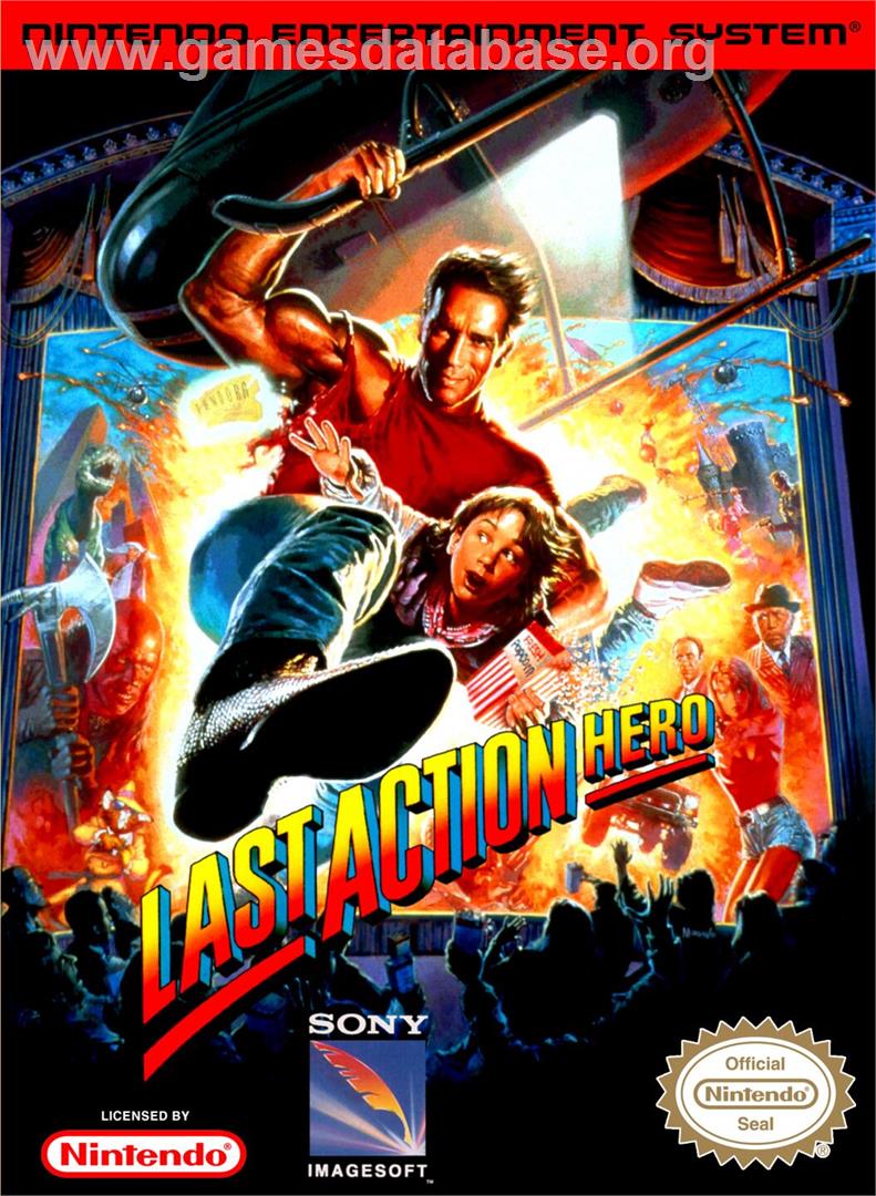 Last Action Hero - Nintendo NES - Artwork - Box