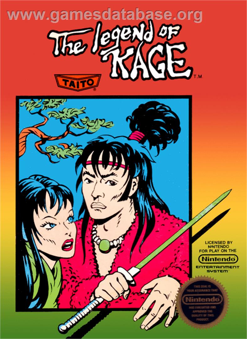 Legend of Kage, The - Nintendo NES - Artwork - Box