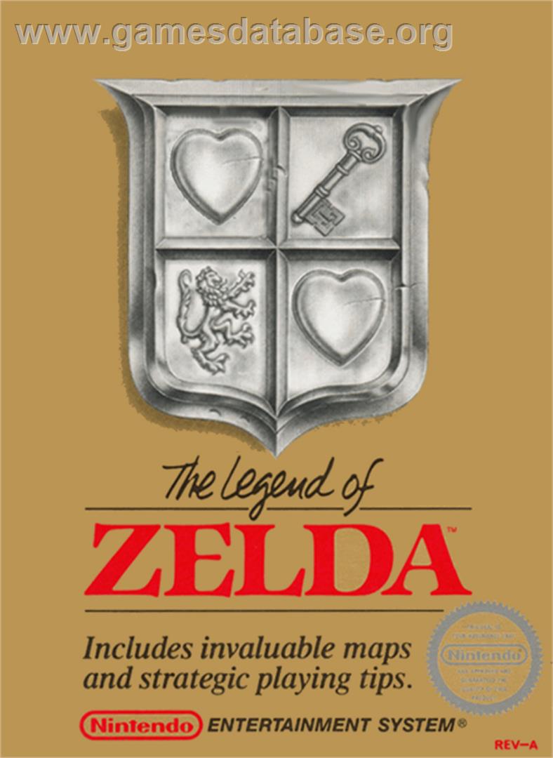 Legend of Zelda - Nintendo NES - Artwork - Box