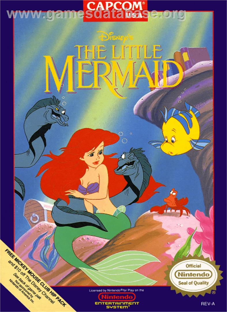Little Mermaid - Nintendo NES - Artwork - Box