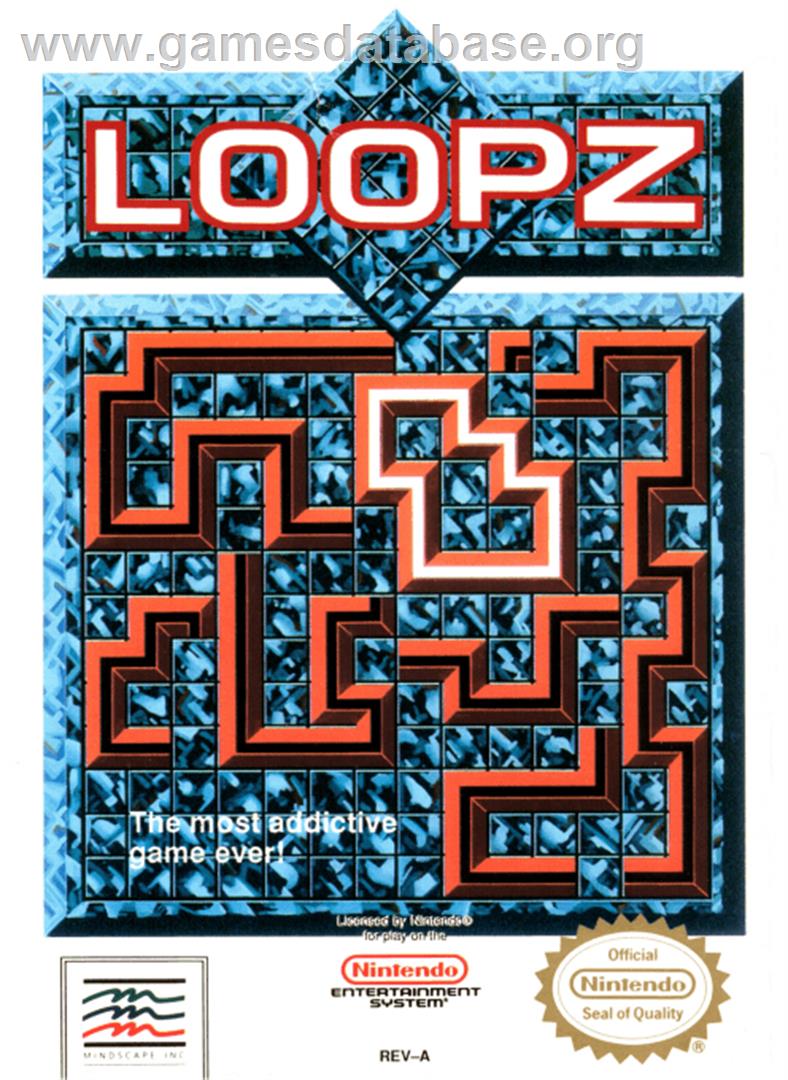 Loopz - Nintendo NES - Artwork - Box