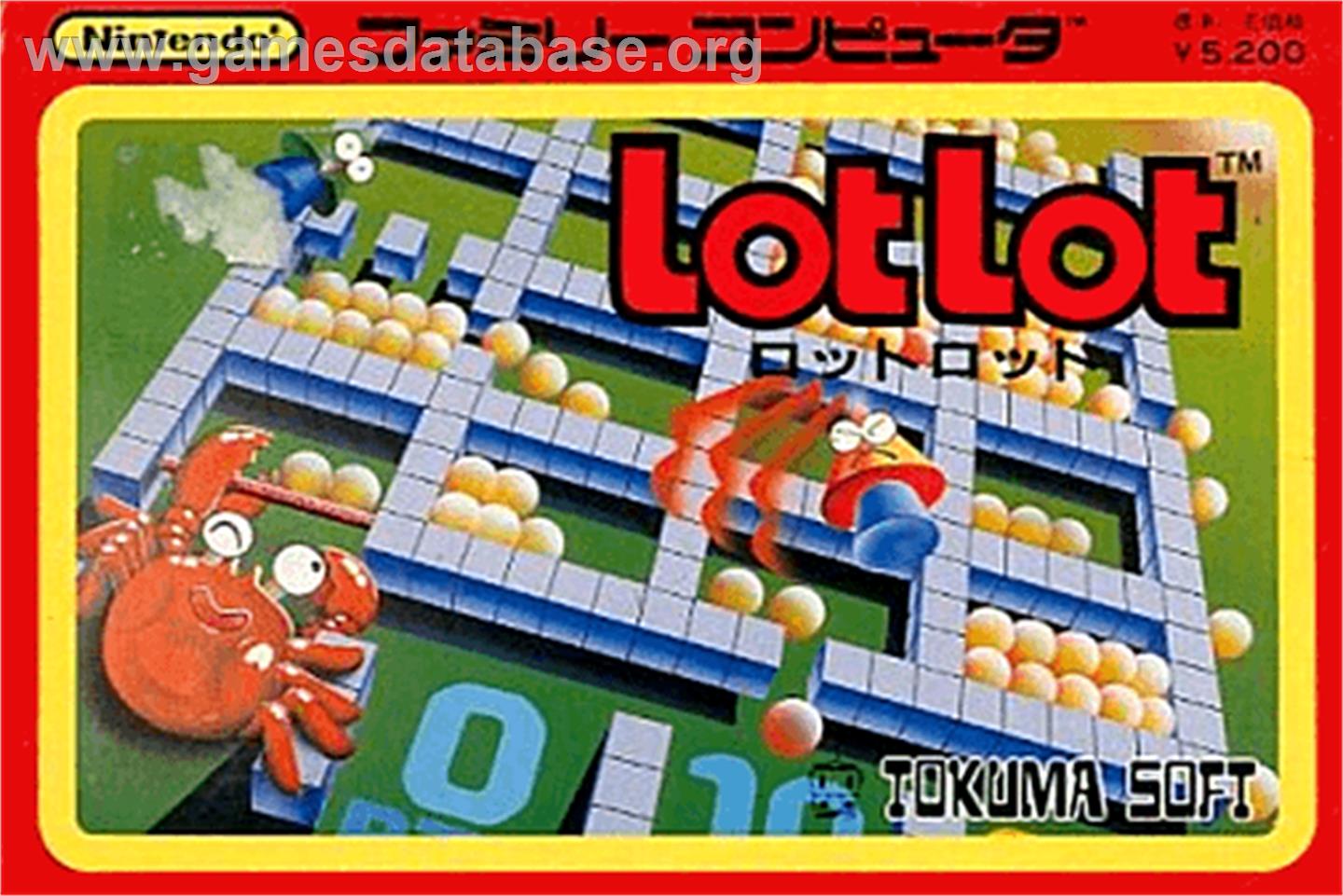 Lot Lot - Nintendo NES - Artwork - Box