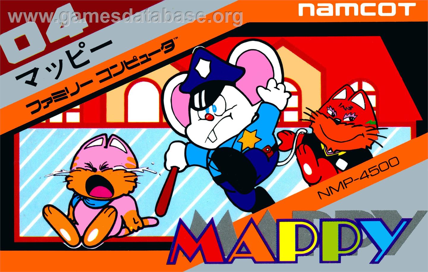 Mappy - Nintendo NES - Artwork - Box