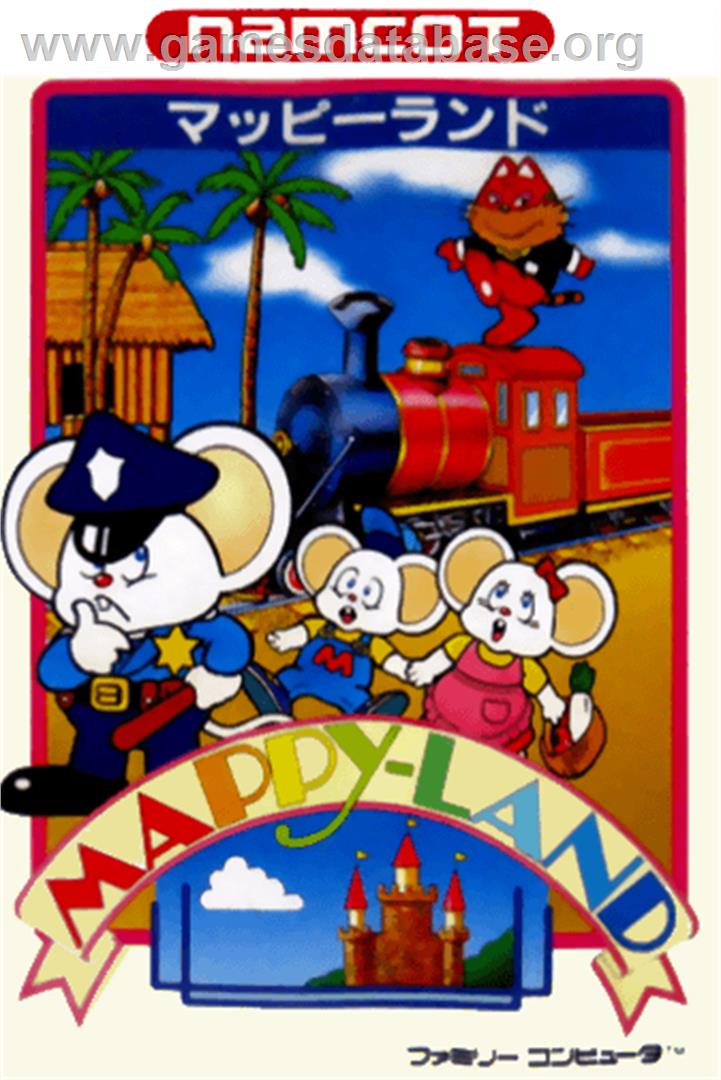 Mappy Land - Nintendo NES - Artwork - Box