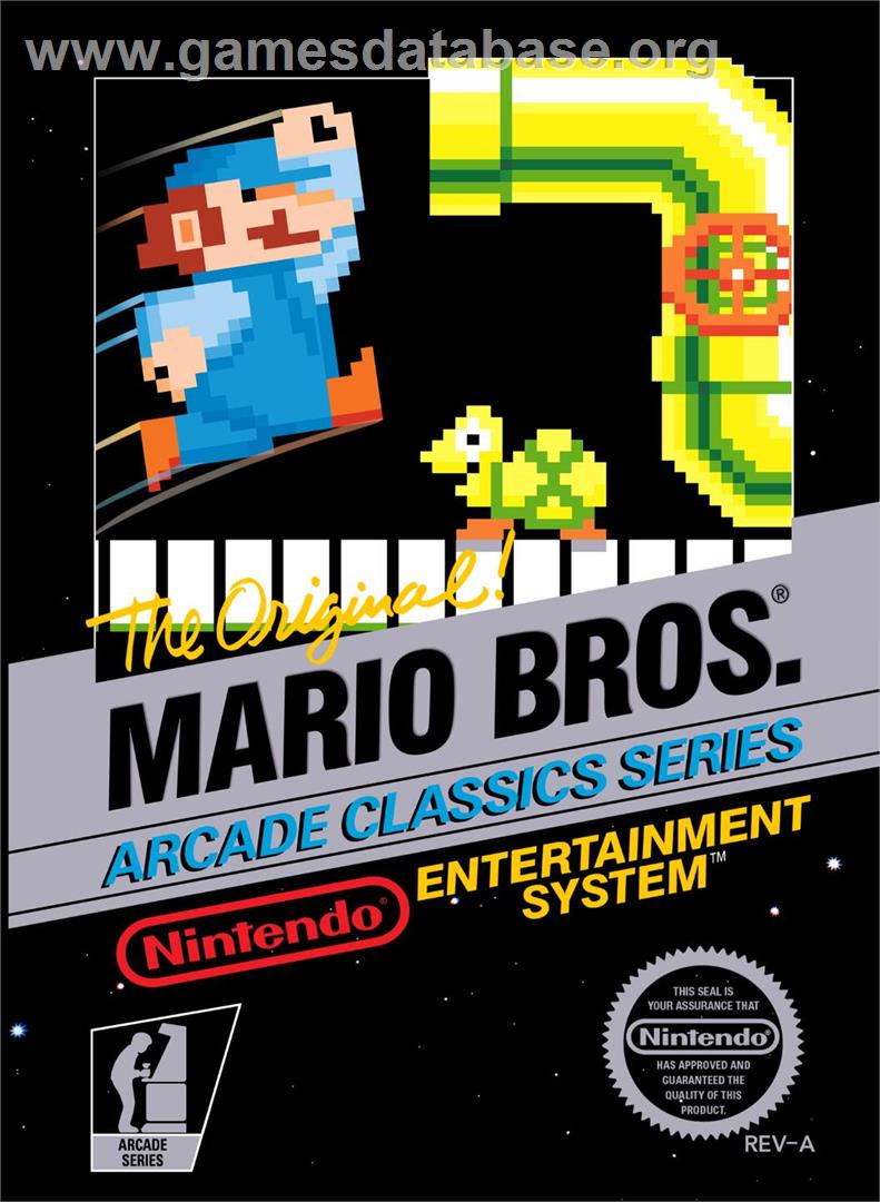 Mario Bros. - Nintendo NES - Artwork - Box