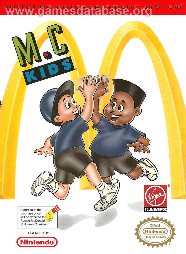 McDonaldland - Nintendo NES - Artwork - Box