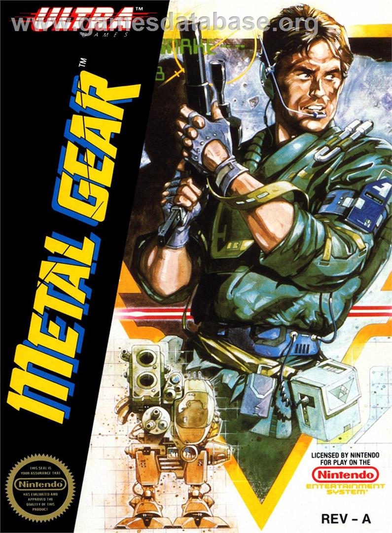 Metal Gear - Nintendo NES - Artwork - Box