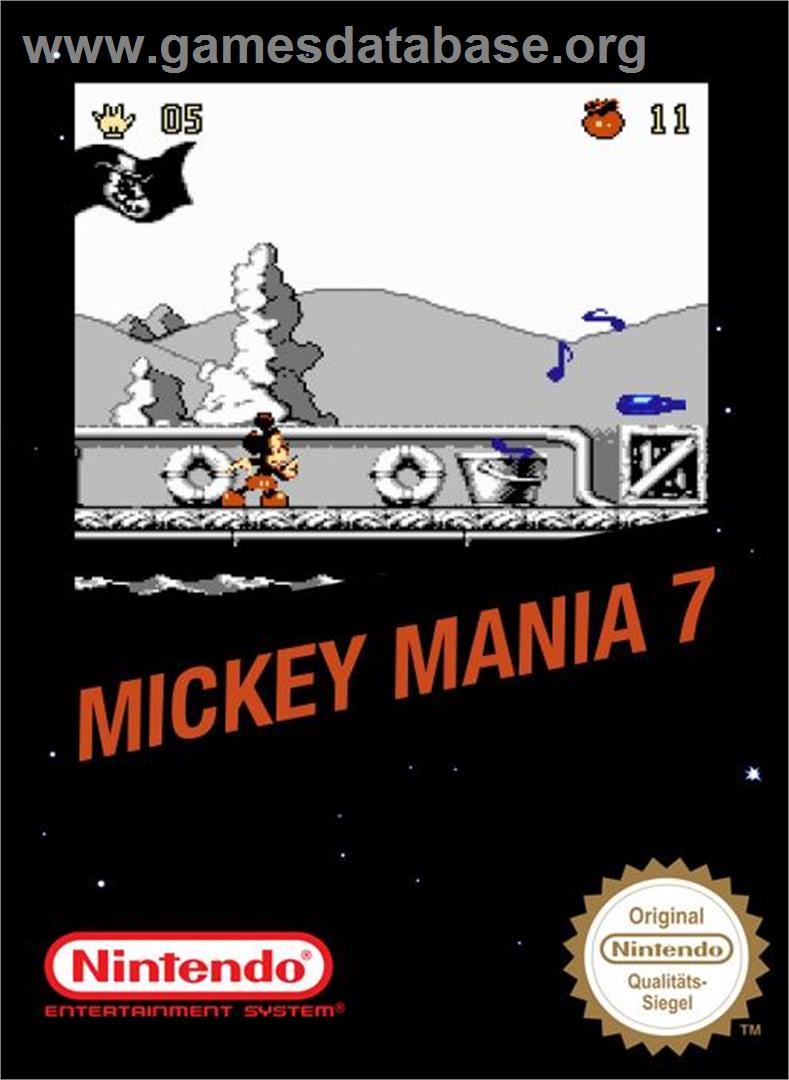 Mickey Mania 7 - Nintendo NES - Artwork - Box