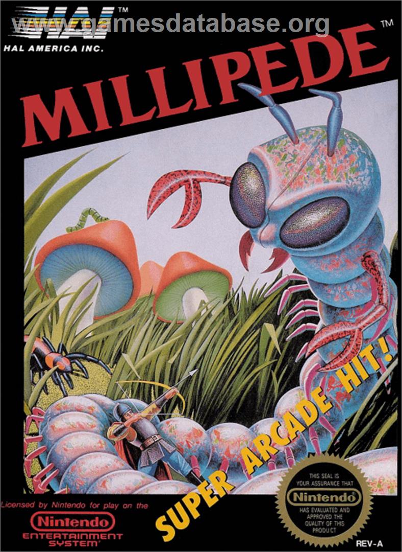 Millipede - Nintendo NES - Artwork - Box