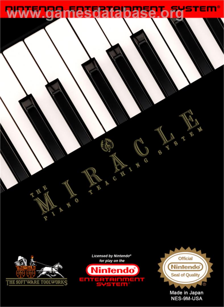 Miracle Piano Teaching System - Nintendo NES - Artwork - Box