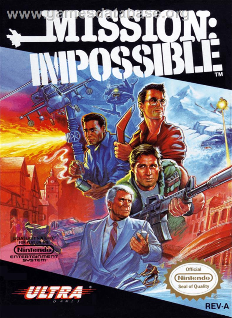 Mission Impossible - Nintendo NES - Artwork - Box