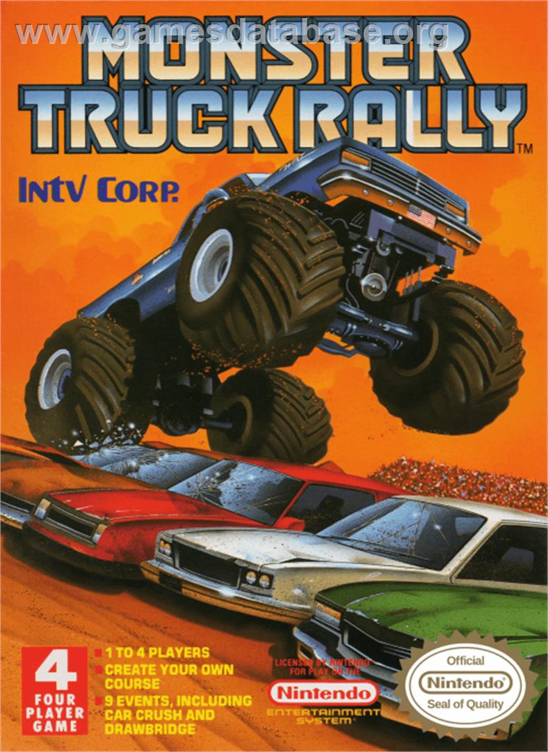 Monster Truck Rally - Nintendo NES - Artwork - Box