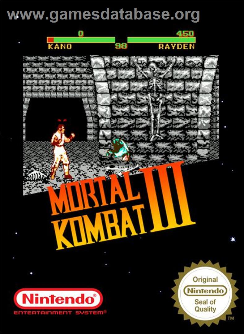 Mortal Kombat 3 - Nintendo NES - Artwork - Box