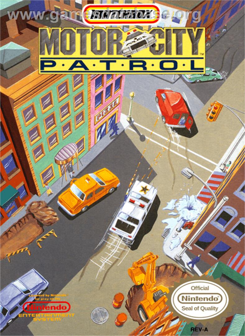 Motor City Patrol - Nintendo NES - Artwork - Box