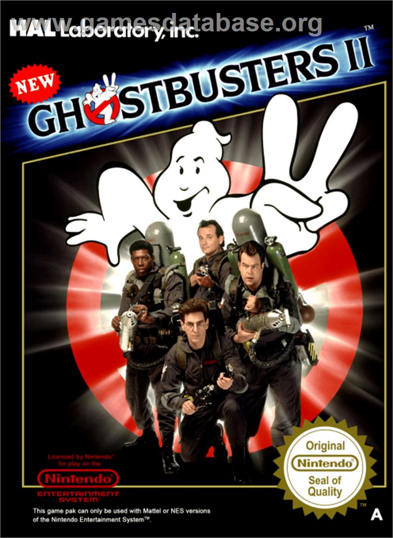 New Ghostbusters 2 - Nintendo NES - Artwork - Box