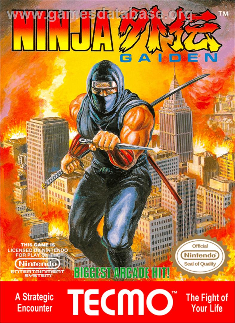 Ninja Gaiden - Nintendo NES - Artwork - Box