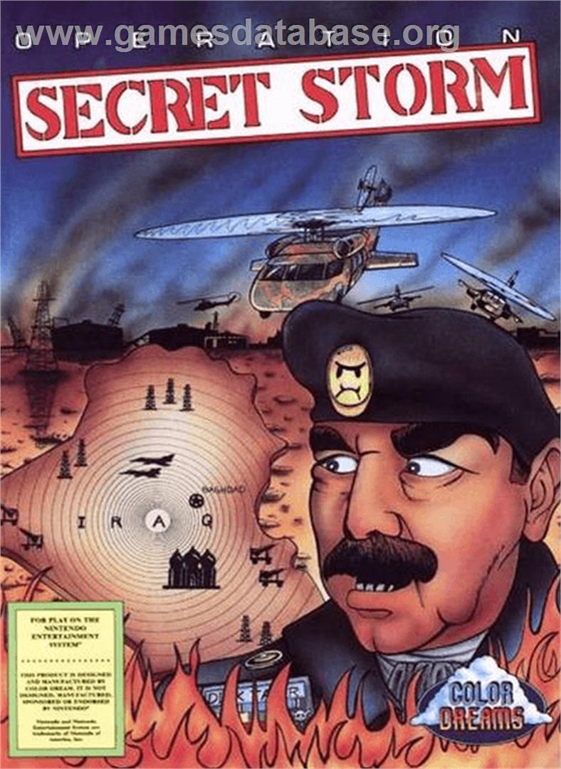 Operation Secret Storm - Nintendo NES - Artwork - Box