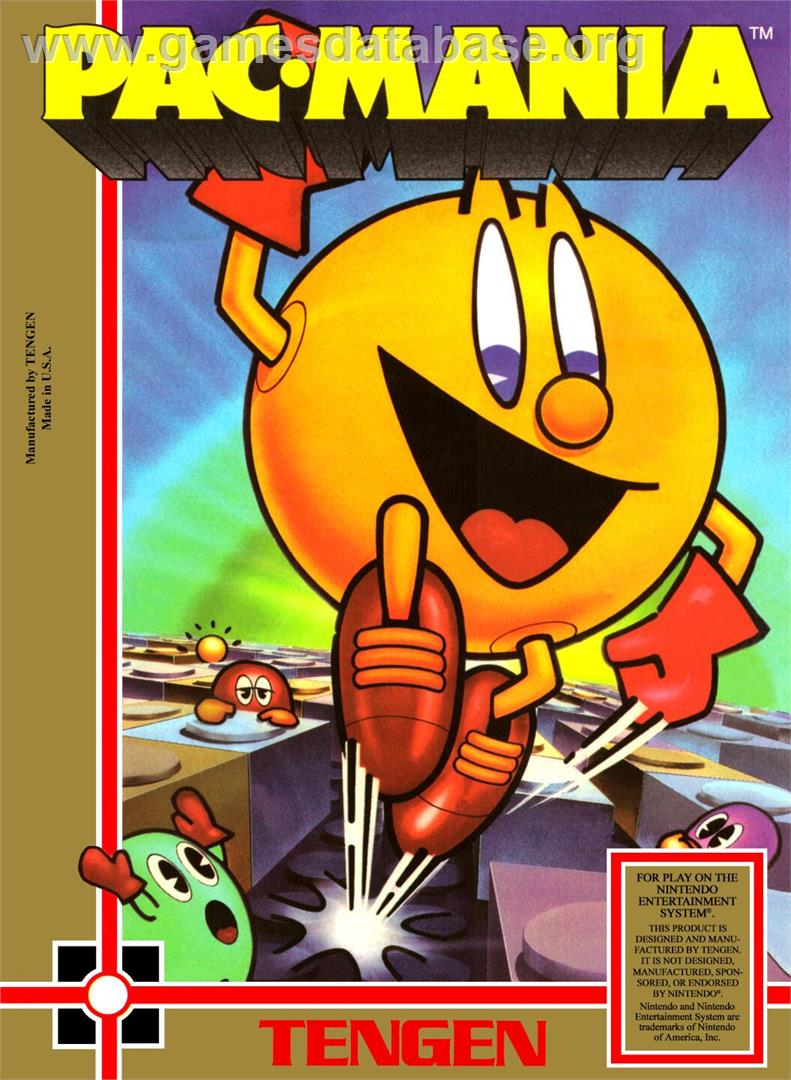 Pac-mania - Nintendo NES - Artwork - Box