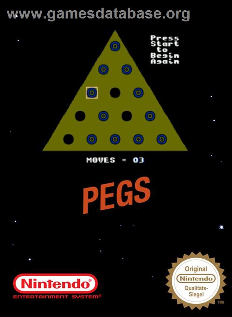 Pegs - Nintendo NES - Artwork - Box