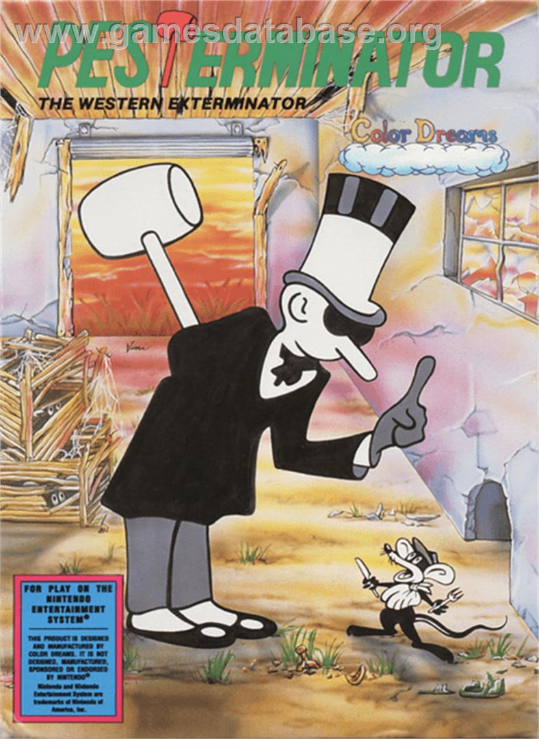 Pesterminator: The Western Exterminator - Nintendo NES - Artwork - Box
