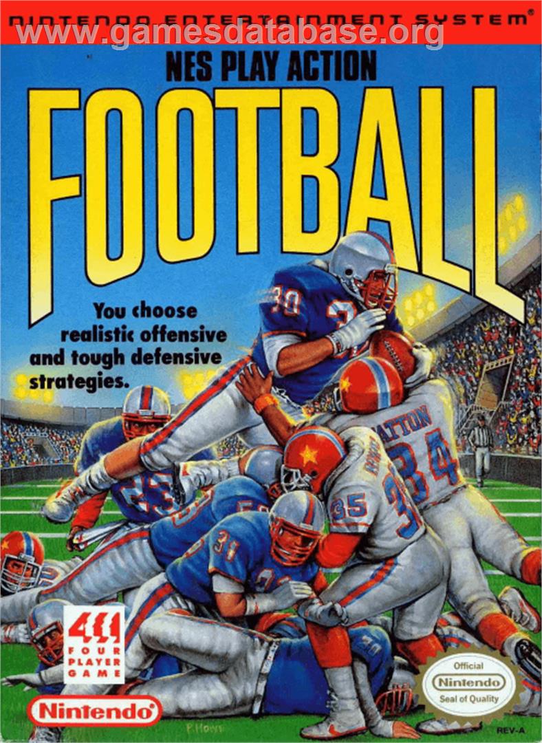 Play Action Football - Nintendo NES - Artwork - Box