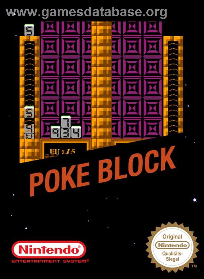 Poke Block - Nintendo NES - Artwork - Box