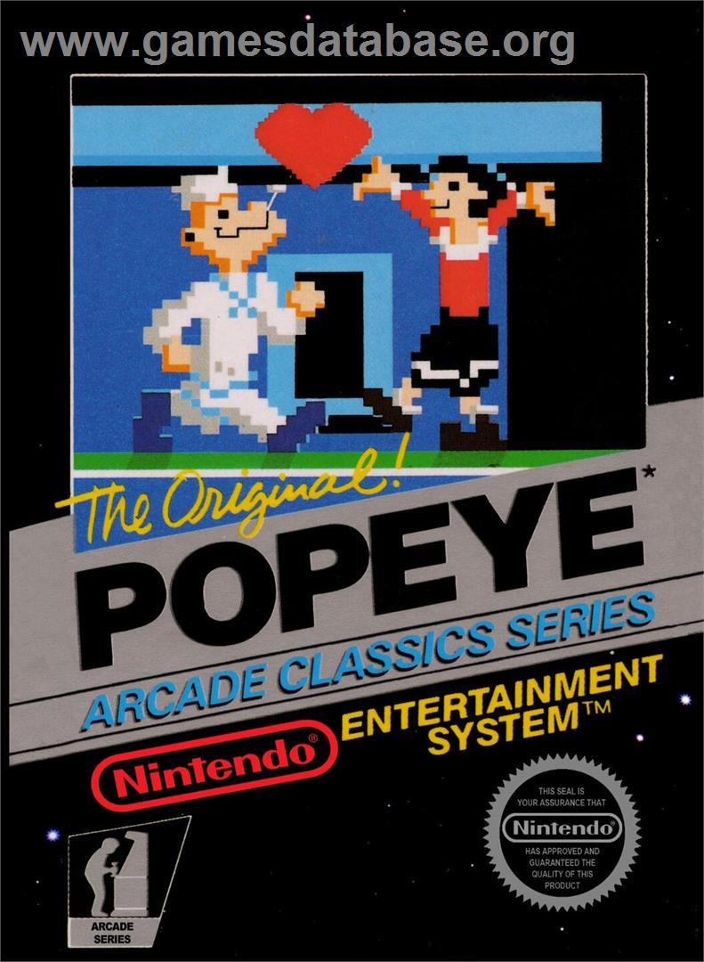 Popeye - Nintendo NES - Artwork - Box