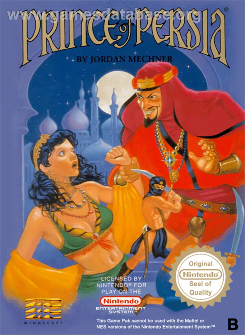 Prince of Persia - Nintendo NES - Artwork - Box