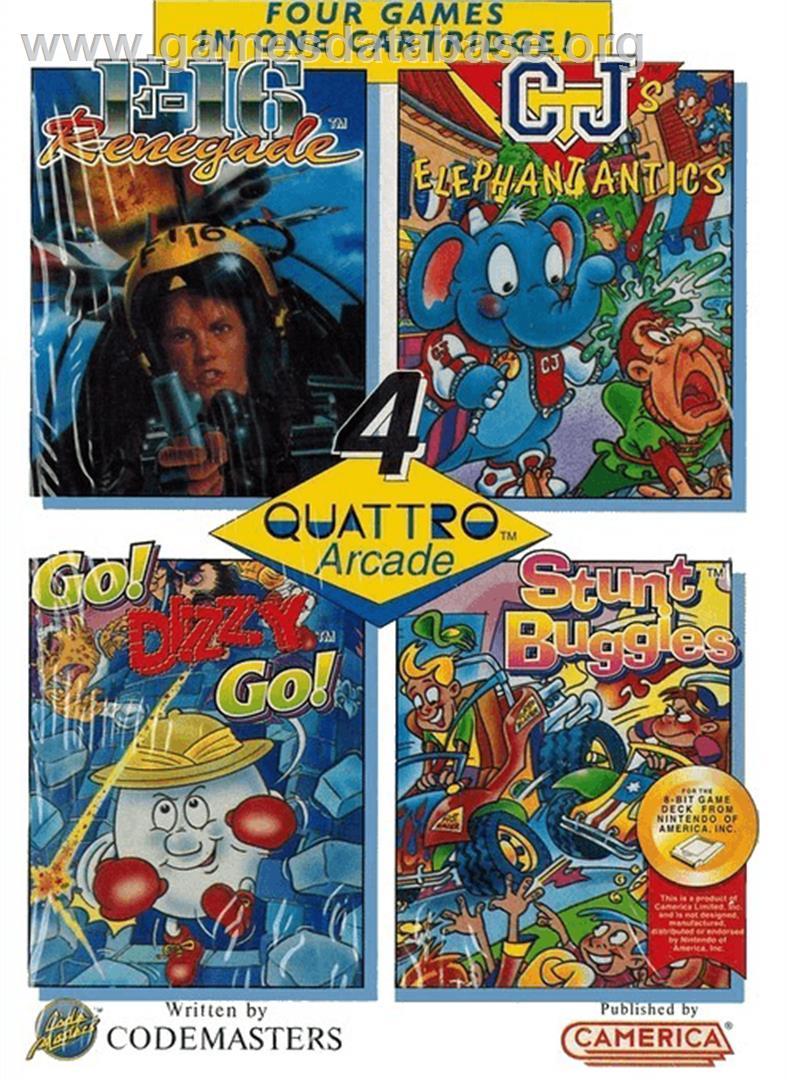 Quattro Arcade - Nintendo NES - Artwork - Box