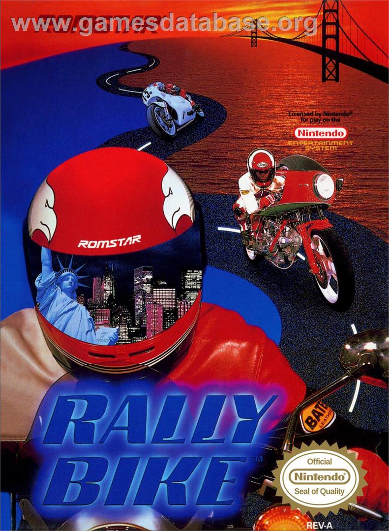 Rally Bike - Nintendo NES - Artwork - Box