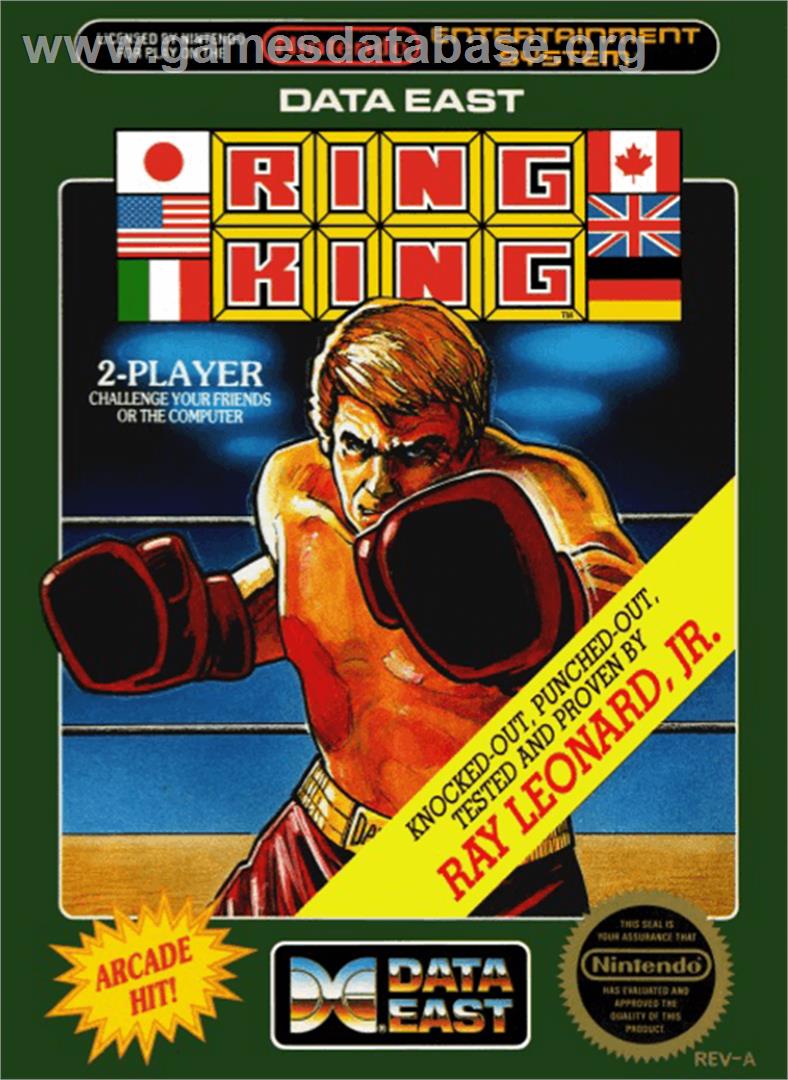 Ring King - Nintendo NES - Artwork - Box