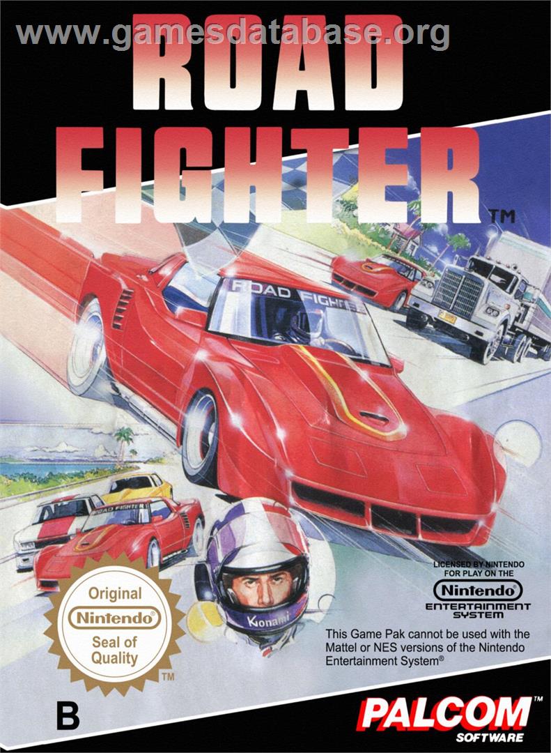 Road Fighter - Nintendo NES - Artwork - Box